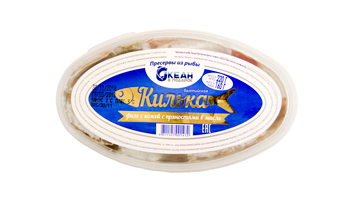 Килька балтийская филе с кожей с пряностями в масле