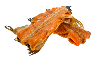 Хребты форели горячего копчения